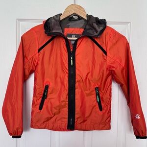 Champion Rain jacket with Hood and Water-Resistant Material Sz XS